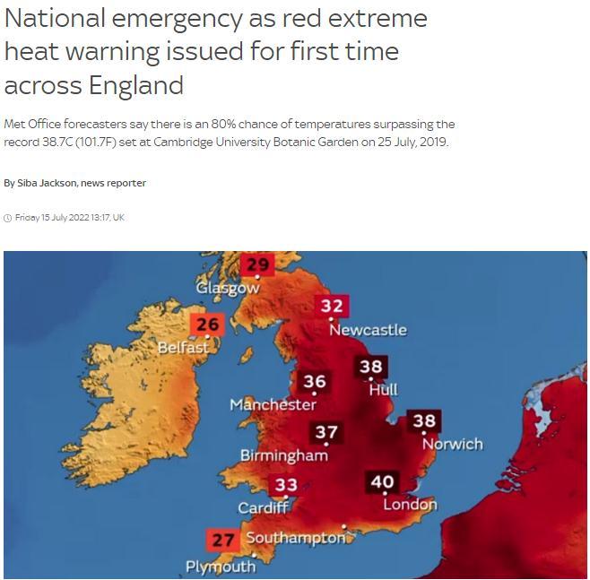 英国高温已致多人死亡，如何应对极端天气